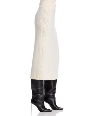 Valentin Cable Knit Skirt