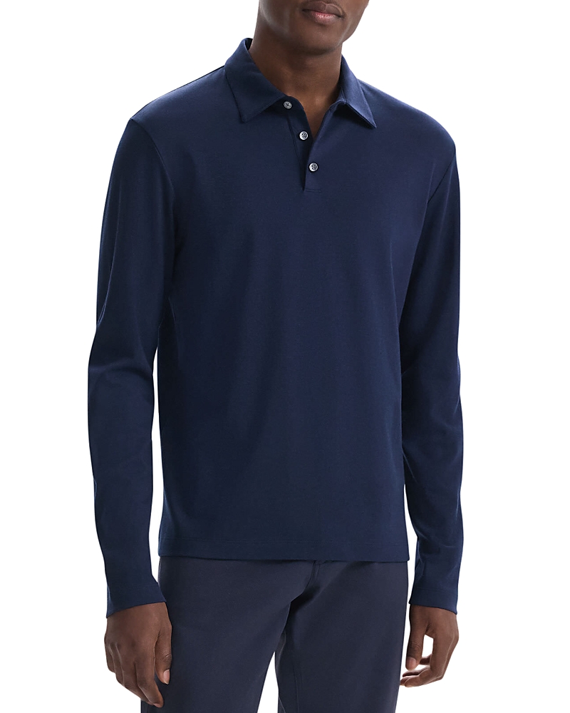Theory Clinton Knit Long Sleeve Polo