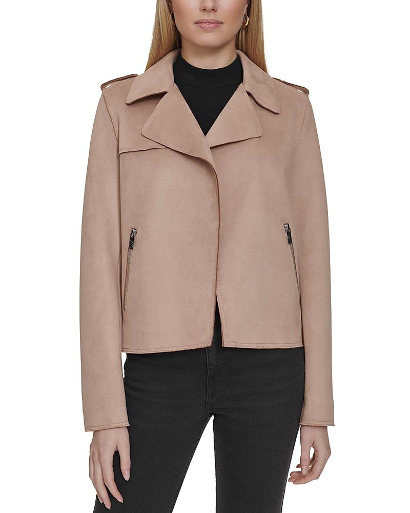 Marc New York Faux Suede Moto Jacket