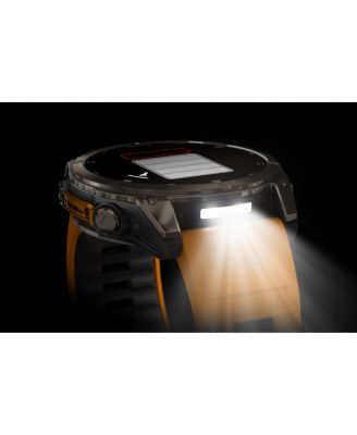 Fenix 8 51mm, Amoled, Saphire, Bare Graphite Titanium, Spark Orange/Graphite Band Watch