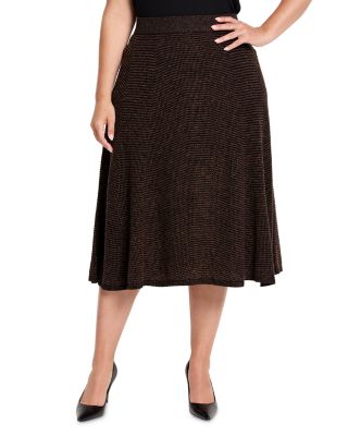 Nic+Zoe Plus Pixel Knit Skirt
