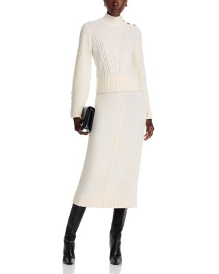 Derek Lam 10 Crosby - Thomas Cable Knit Sweater & Valentin Cable Knit Skirt