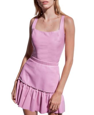 Clementine Recycled Leather Skirt