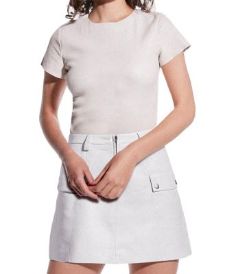 Jameson Recycled Leather Skirt