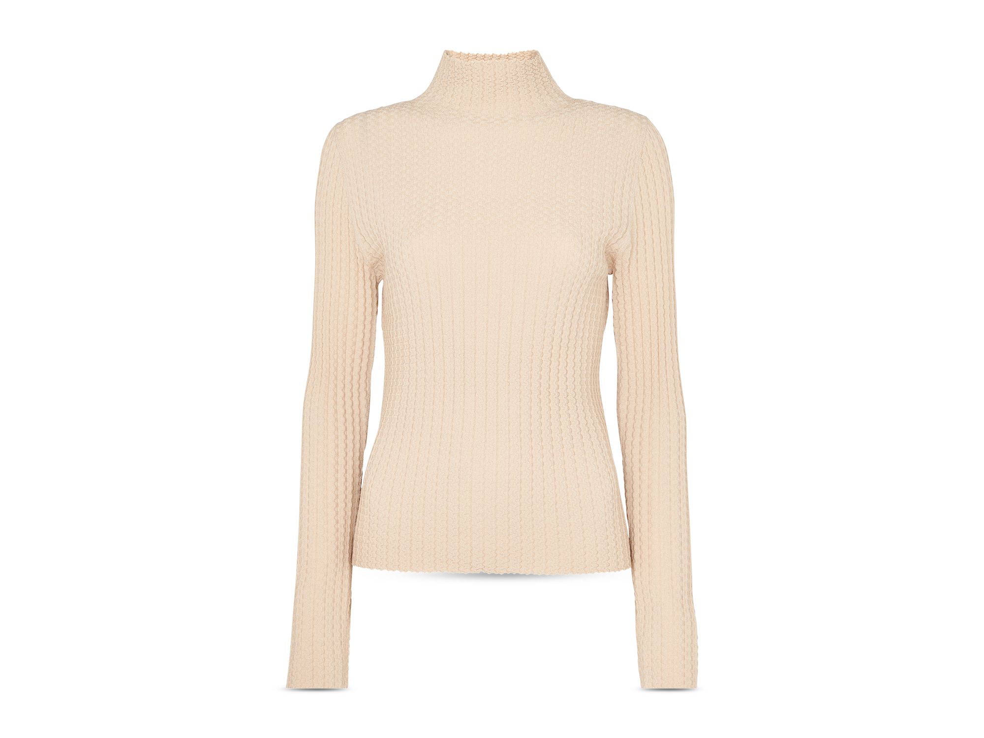 Textured High Neck Sweater — Image 6