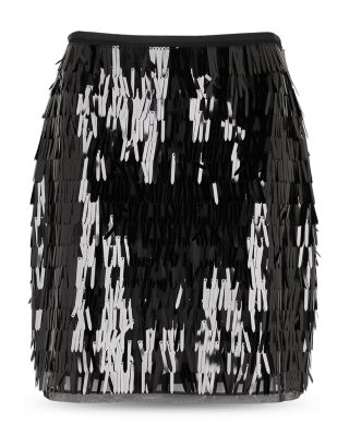 Sword Sequin Mini Skirt