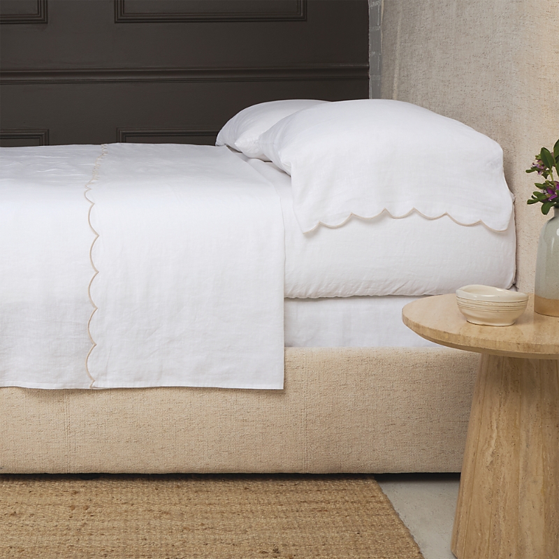Pom Pom At Home Kelly Linen Sheet Set In Flax
