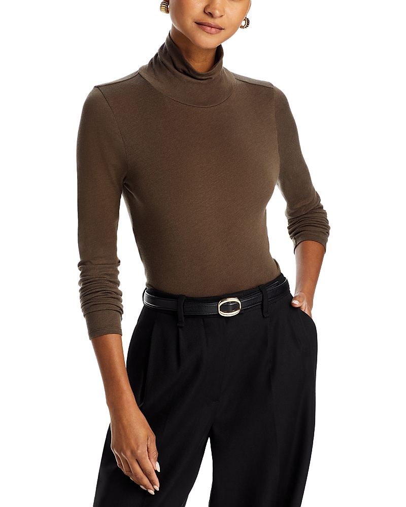 Eileen Fisher Turtleneck Top In Wren