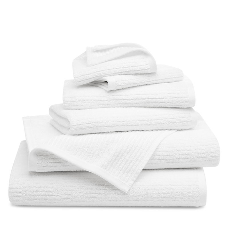 Boll & Branch 6 Piece Spa Bath Towel Set In White