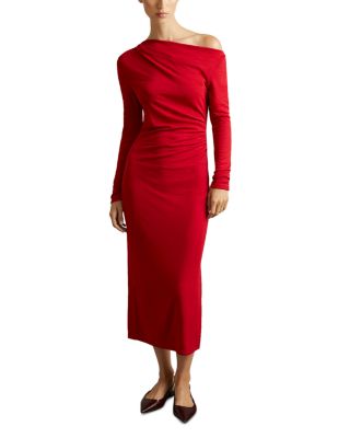 REISS Becky Fitted Jersey Midi Dress Bloomingdale s
