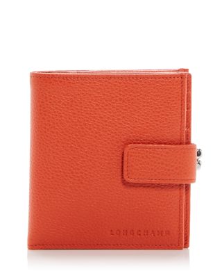 Longchamp Le Foulonne Leather Bifold Wallet Bloomingdale s