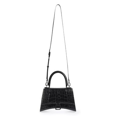 Hourglass XS Handbag Crocodile Embossed