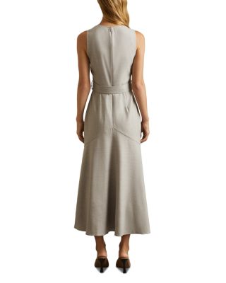 Danni Cap Sleeve Belted Workwear Dress