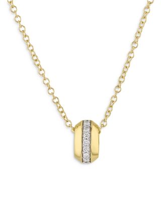 Phillips House - 14K Yellow Gold Affair Diamond Pendant Necklace, 16-18"