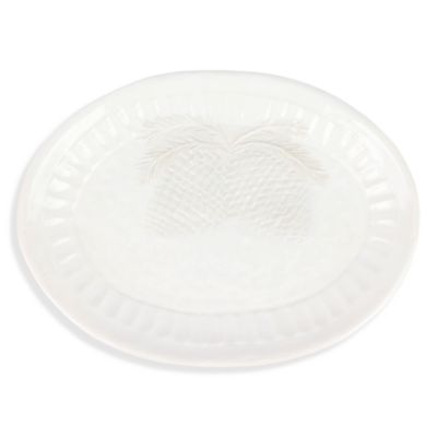 Pietra Natale Pinecone Small Oval Platter
