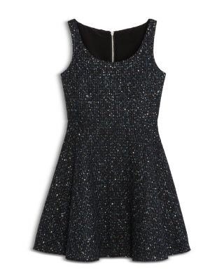 AQUA - Girls' Tweed Mini Dress, Big Kid - Exclusive