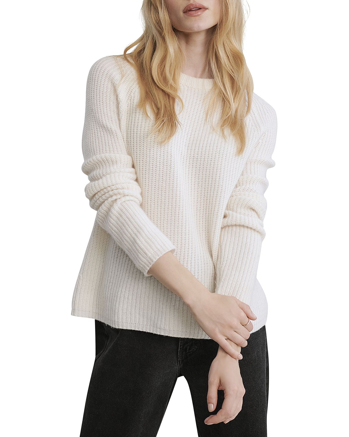 Jenni Kayne Fisherman Cashmere Crewneck Sweater