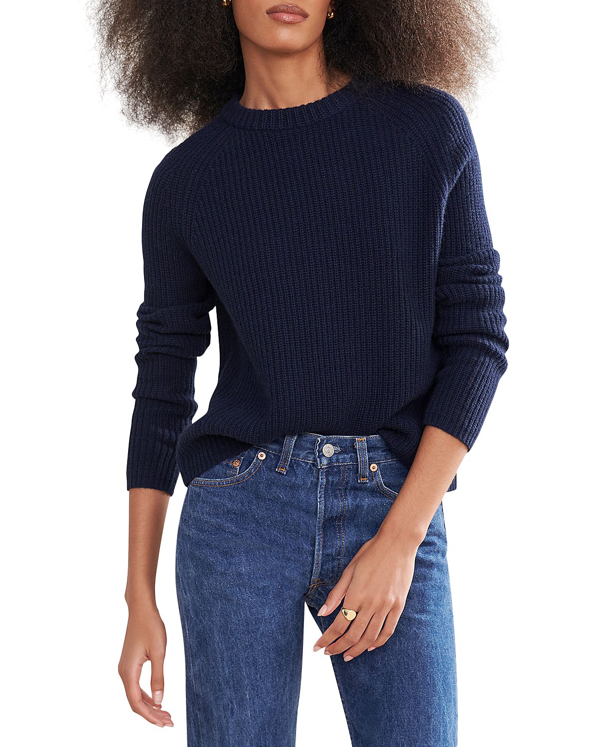 Jenni Kayne Fisherman Cashmere Crewneck Sweater