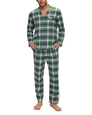 Eberjey - 2-Pc. Cotton Brushed Flannel Pajama Set