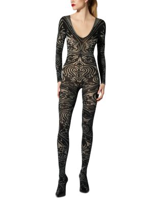 Wolford Paisley Tattoo Catsuit