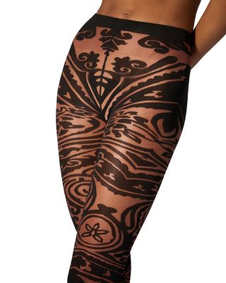 Paisley Tattoo Tights