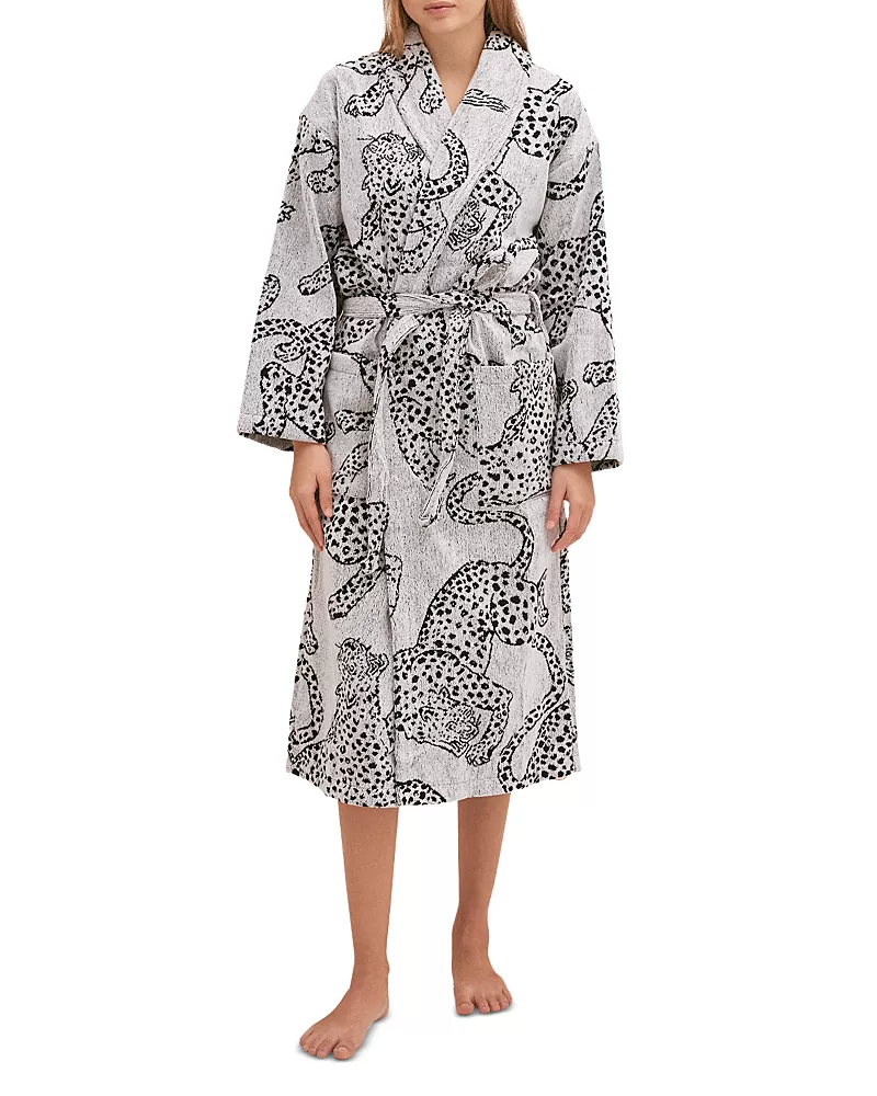 Desmond & Dempsey Printed Towel Robe