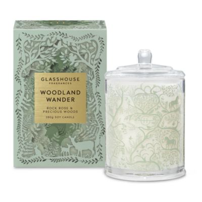 Glasshouse Fragrances Woodland Wander Candle, 13.4 oz.