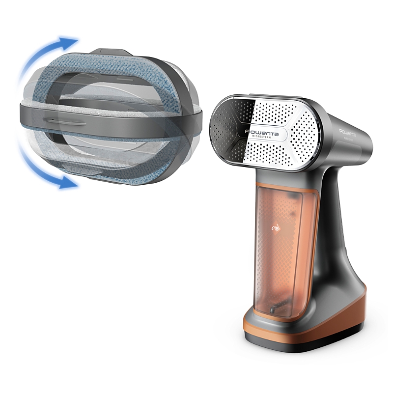 Rowenta Pure Force 3 In 1 Steamer & Iron In Black And Copper