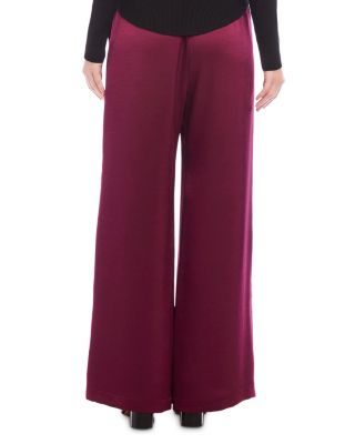 Wide Leg Satin Pants