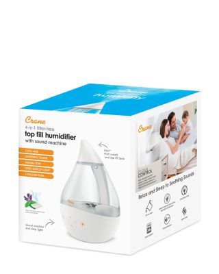 Drop 2.0 4 in 1 Cool Mist Humidifier with Aroma Tray & Sound Machine