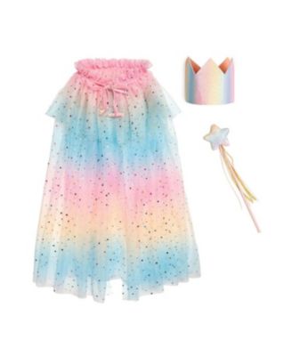 Girls' Pastel Rainbow Dress Up Kit - Little Kid