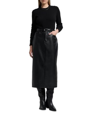 slim fit dress slacks As by DF Women's Aphrodite Stretch Leather Dress - Espresso main image 0