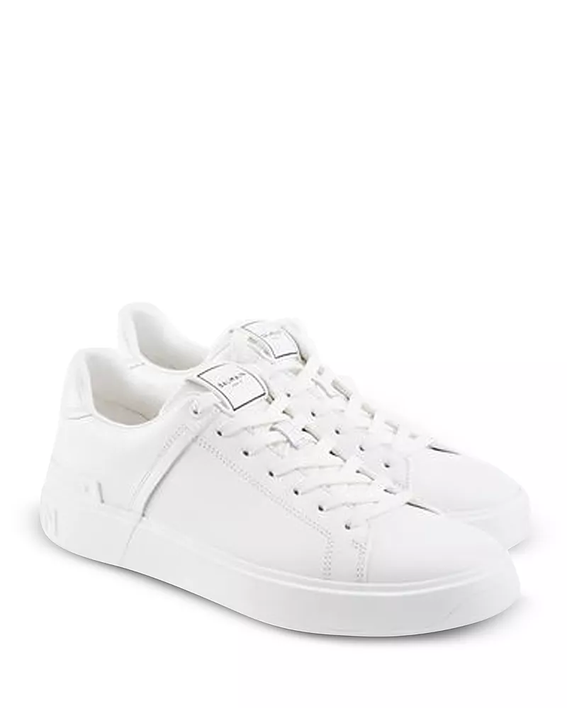 Balmain Men's B-Court Leather Sneakers