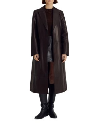 Ophelia Belted Leather Jacket