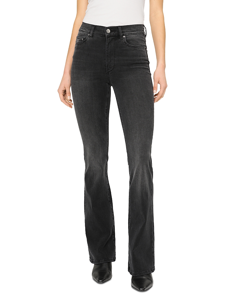 Dl1961 Bridget Bootcut High Rise Instasculpt Jeans In Soft Black
