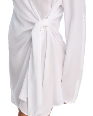 Wrap Shirt Dress Swim Cover-Up - Exclusive