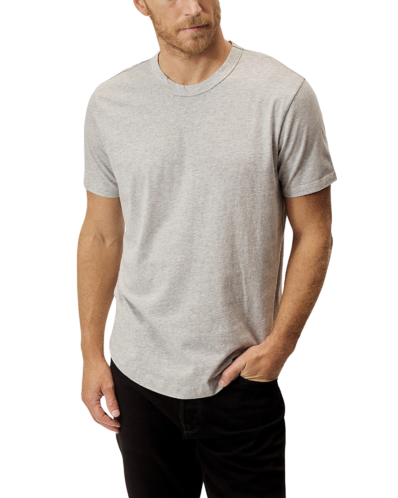 BUCK MASON PIMA COTTON CURVED HEM TEE
