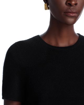 100% Cashmere Short Sleeve Shell Top - Exclusive