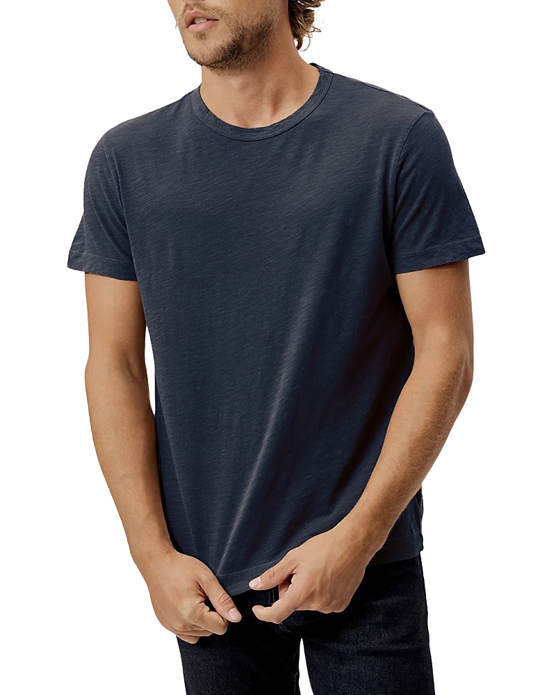 Shop Buck Mason Slub Classic Tee In Midnight