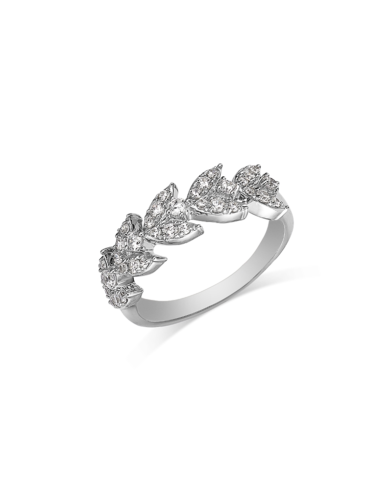Bloomingdale's Fine Collection Diamond Band Ring In 14k White Gold, 0.50 Ct. T. W. In White