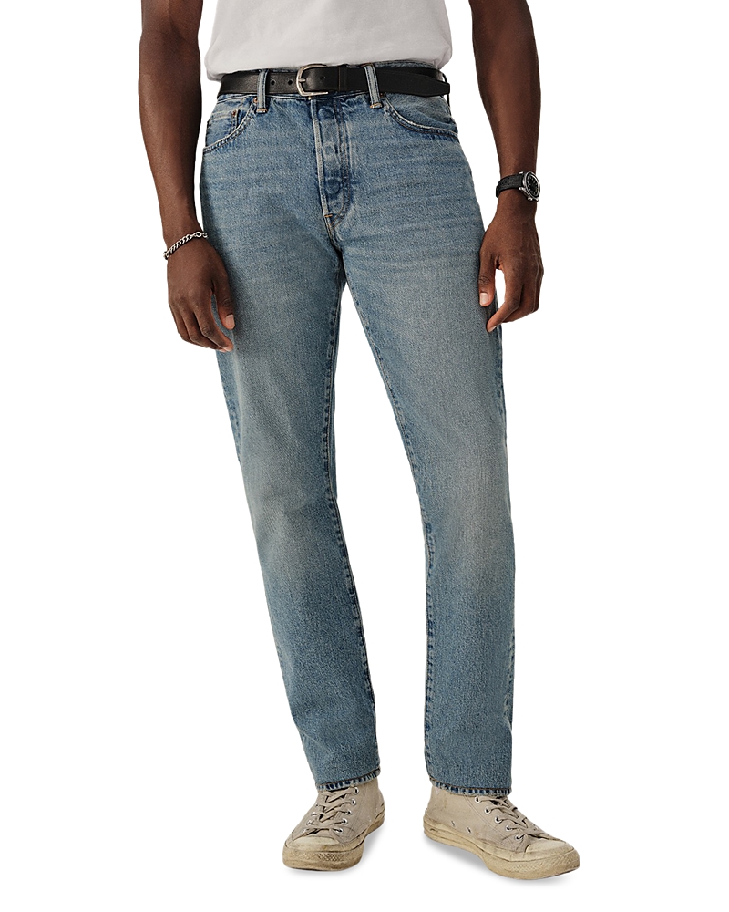 Buck Mason Maverick Slim Fit Jeans In Light Blue