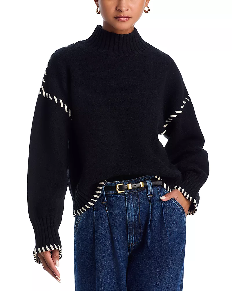 En Saison Merril Whipstitch Sweater
