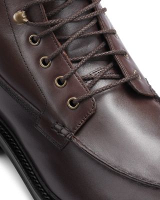 G.H. BASS Men's Black Chase Moc Toe Boots