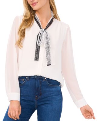 CeCe - Lace Collar Blouse