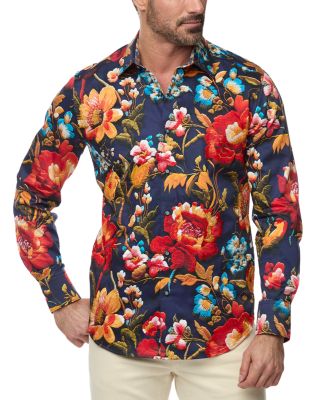 Robert Graham - Manchester Cotton Stretch Floral Classic Fit Button Down Shirt