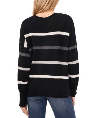 Sequinned Striped Sweater