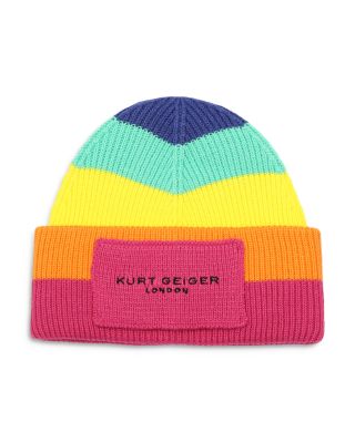 Kurt Geiger London Logo Patch Beanie