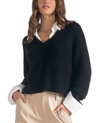 Layered Look Sweater