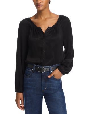 Bella Dahl - Shirred Button Front Blouse