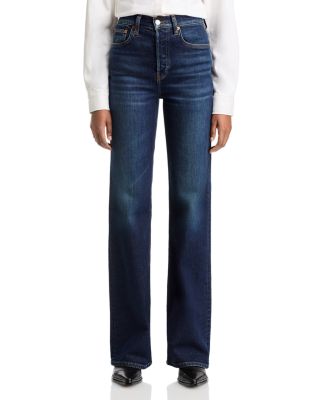 70s High Rise Bootcut Jeans in Barely Worn